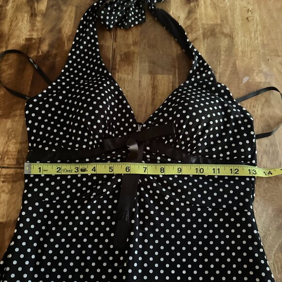 Love Tease Halter Style Polka Dot Women's Dress - Picture 10 of 12